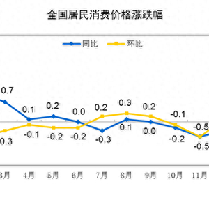 2024年全年CPI上漲0.2%